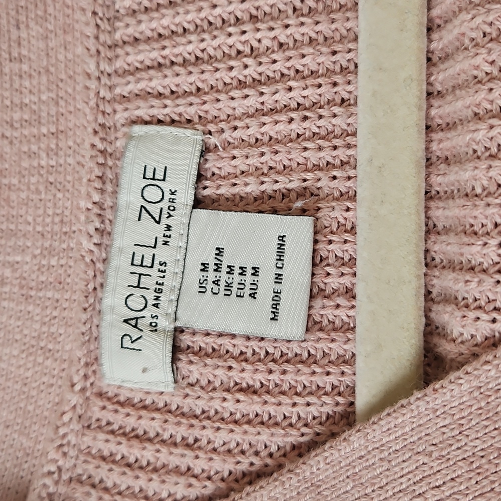 Pink Striped Button-Up Sweater - Picture 2 of 3